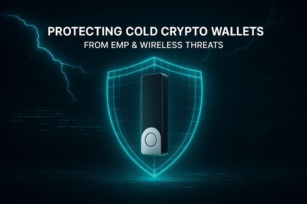 Protecting Cold Crypto Wallets from EMP and Wireless Threats